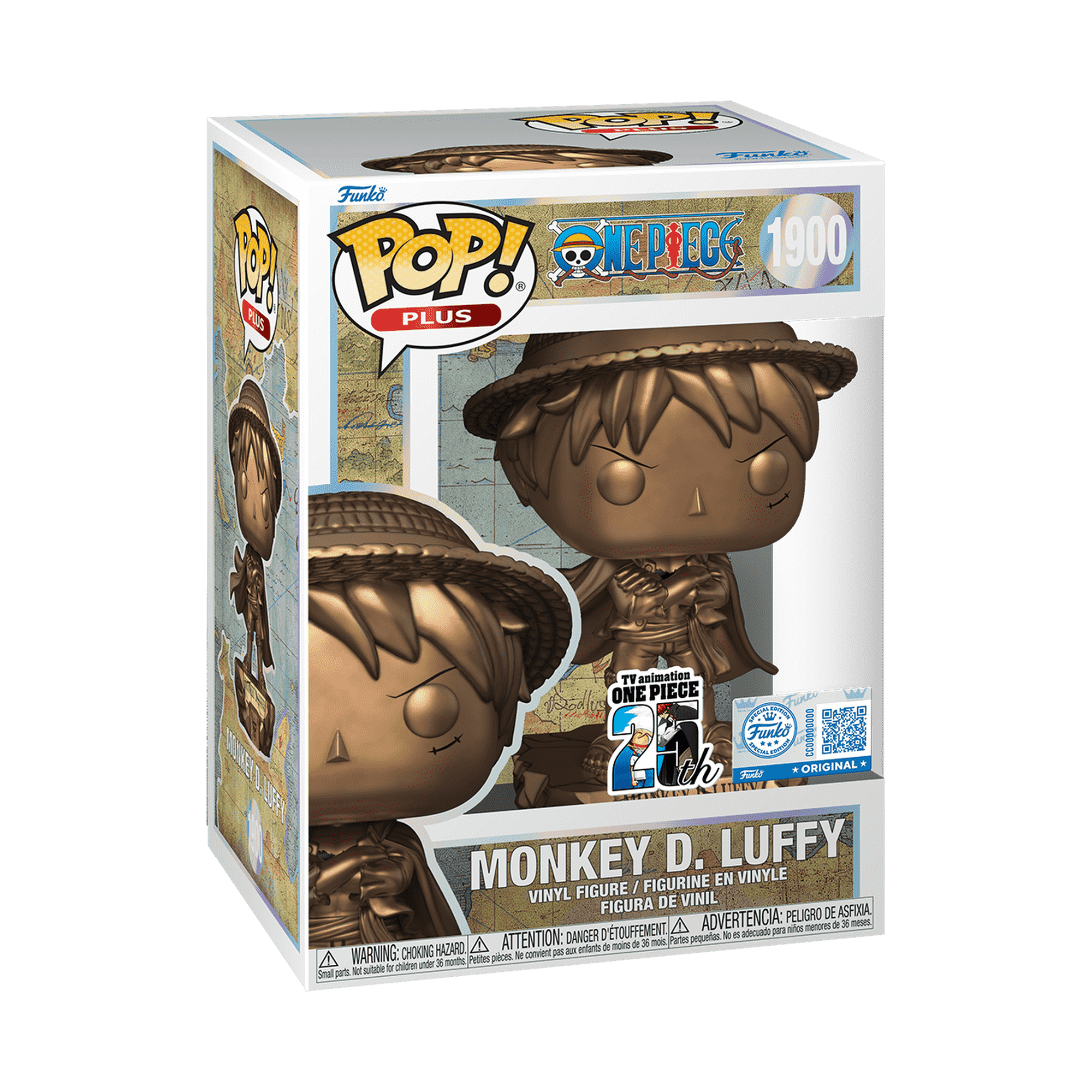 [Pre-Order] Funko POP! Plus Monkey D. Luffy Statue (Bronze) #1900