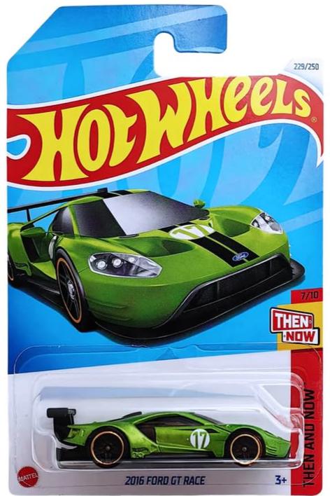 Hot Wheels Ford GT Race 2016 Then and Now